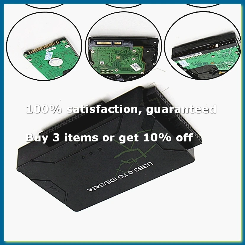 SATA to USB IDE Adapter USB 3.0 2.0 Sata3 Cable for 2.5 3.5 inch HDD SSD Converter IDE SATA Adapter,EU Plug-DTB3