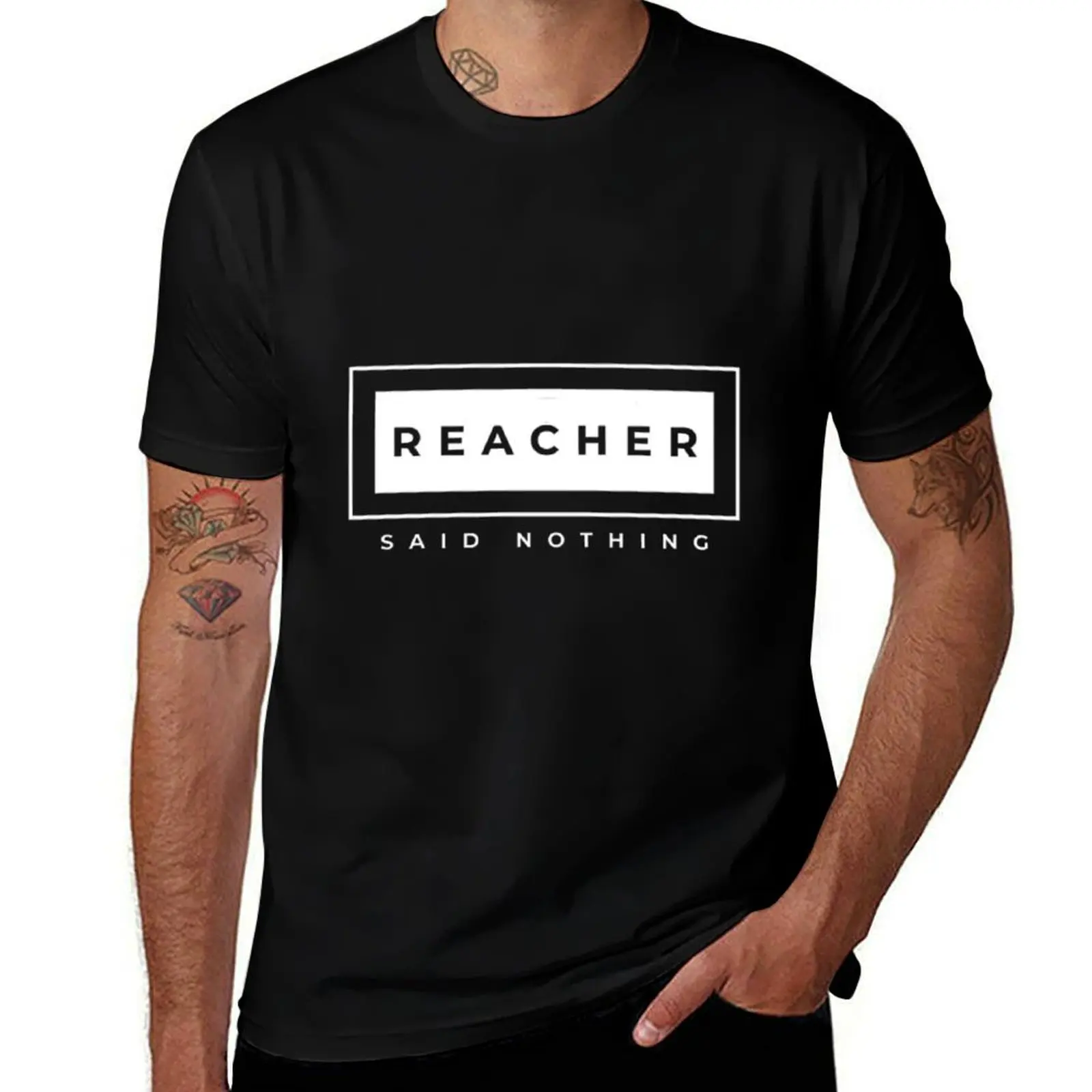 

T-Shirt cotton Jack man for Reacher t shirt funny shirts graphic (3) man man t t casual heavy shirt