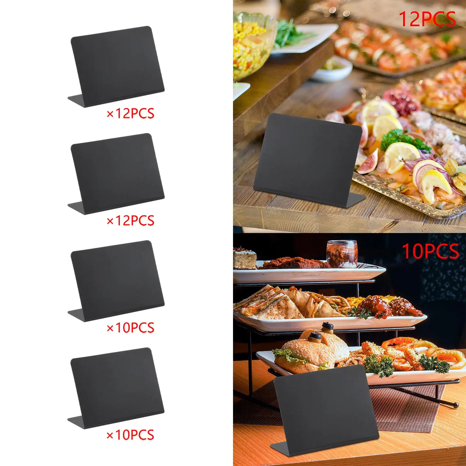 Mini Chalkboards Signs L Shaped Table Sign Chalkboard Message Board Sign