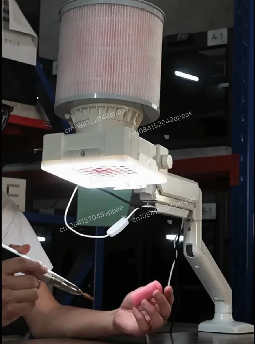 

Desktop High Power Dust Collector, Manicure Vacuum with HEPA Air Purification for Wood Carving Engraving Dental Craft Dust