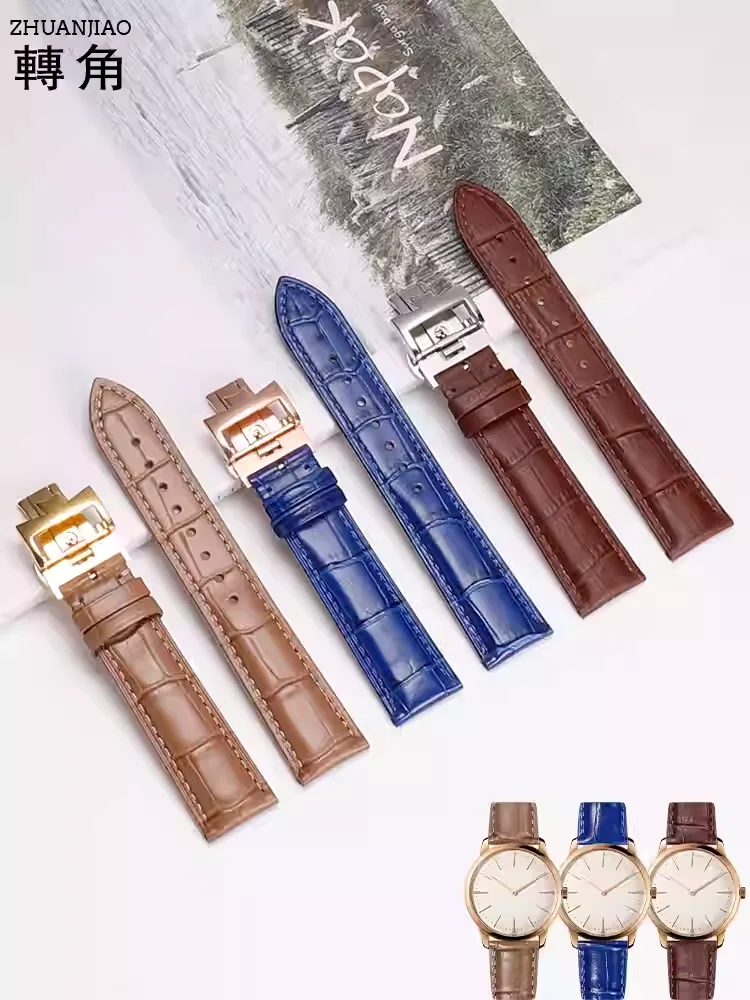 Replacement Leather Watch Strap For Vacheron Constantin Leather Watchband for Men Women 15 16 17 18 19 20 22MM Watch Band Belt