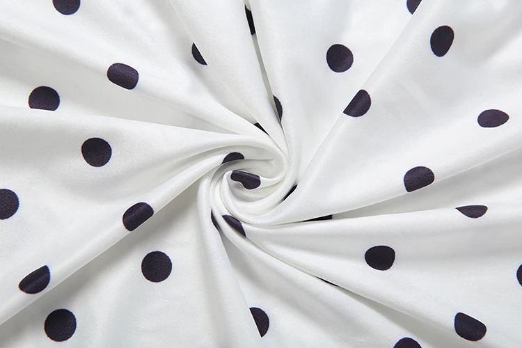 Nibber Chic Vacation 2-teiliges Set für Damen mit Polka-Dot-Print, sexy Neckholder-Bandagen-Crop-Tops mit Schrägausschnitt + hohler, geraffter Rock, Trendanzüge – Detail 24