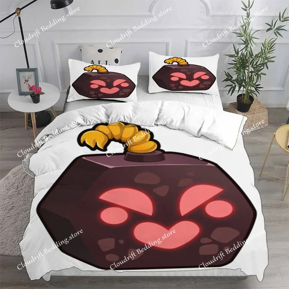 Blox Fruits Bedding Sets Bed Cover Comforter Duvet Cover Pillow Case Single Double Large Size Bedroom Decoration