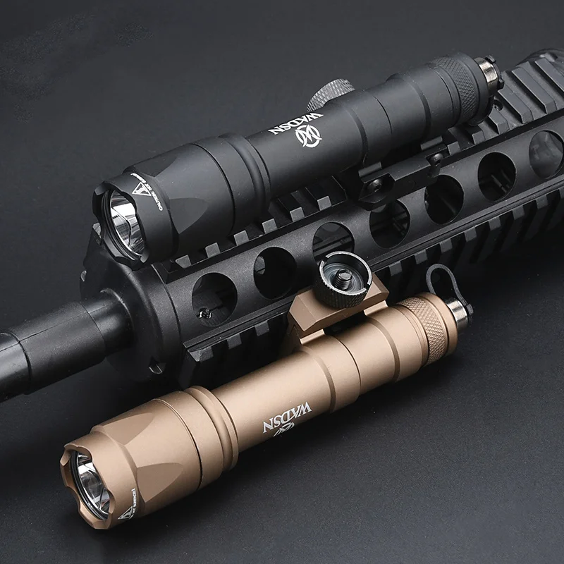 Surefir M600 M600C M600U M300 Wadsn Tactical Airsoft Powerful Flashlight Fit 20mm Rail Scout Rifle Weapon Hunting Gun LED Light