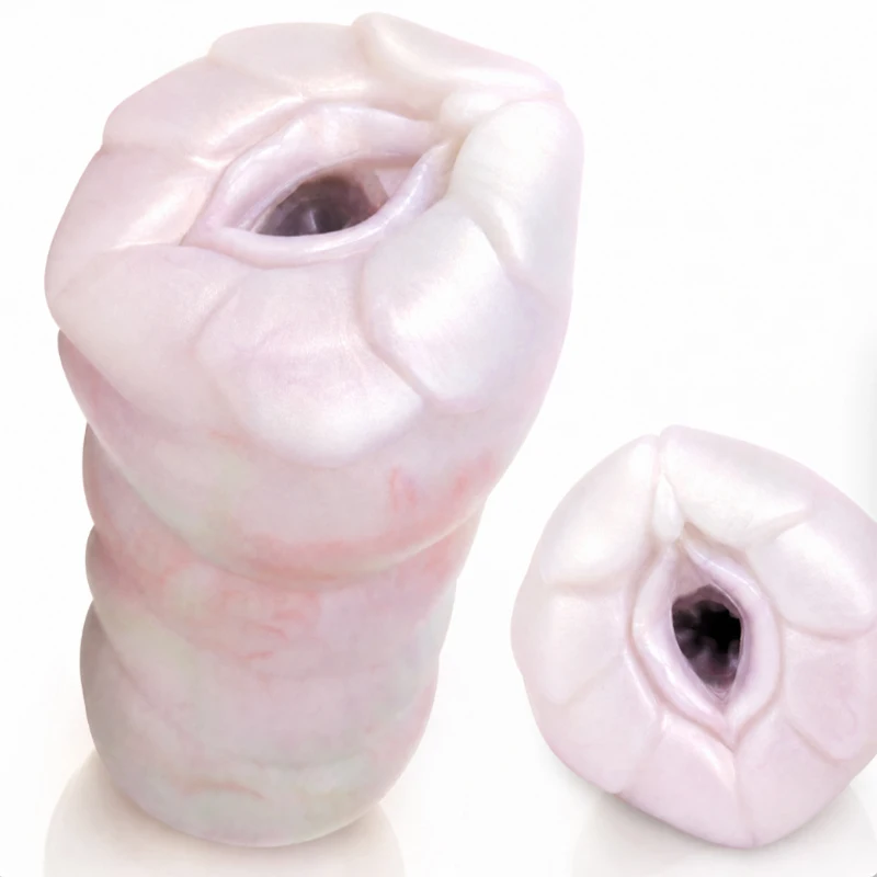 LUUK Silicone Male Masturbator Stroker Pocket Pussy Sex Toys for Men Sucking Sleeves with Lifelike Tigh Vagina for Penis Trainin
