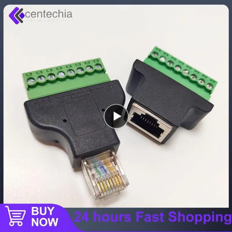 Terminale femmina a vite connettore a 8 Pin adattatore Extender per cavo Ethernet connessione e connettori correlati al Computer