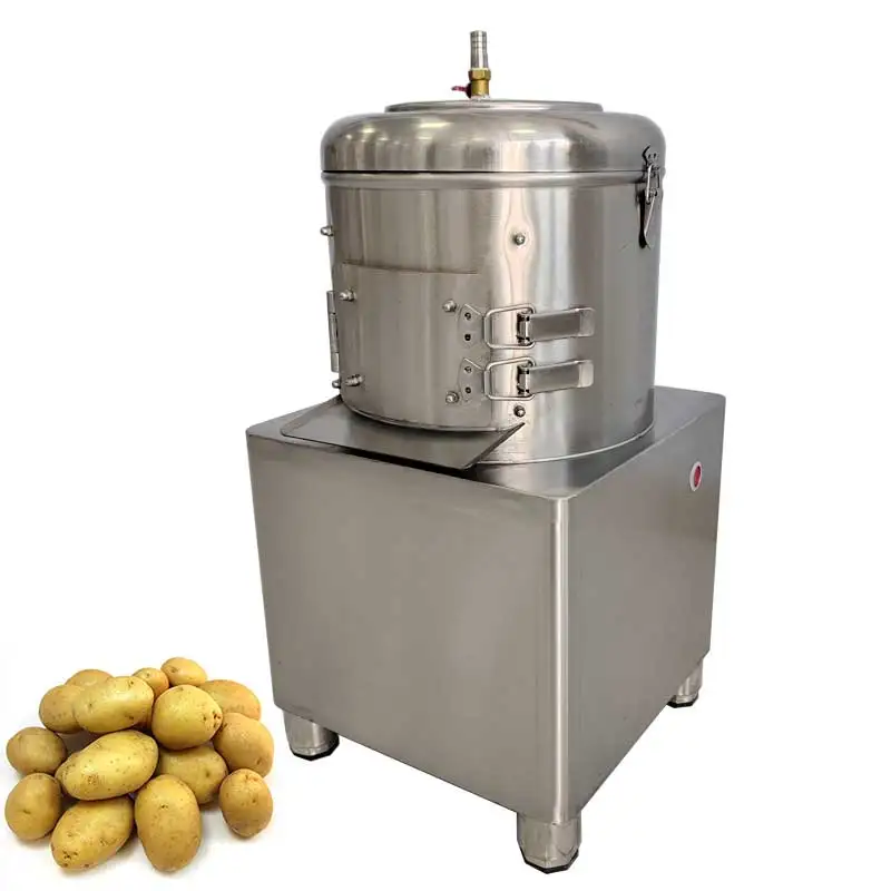 Washing Peeling Machine Potato Clean Peel Machine GOOPIKK Electric Stainless Steel Potato