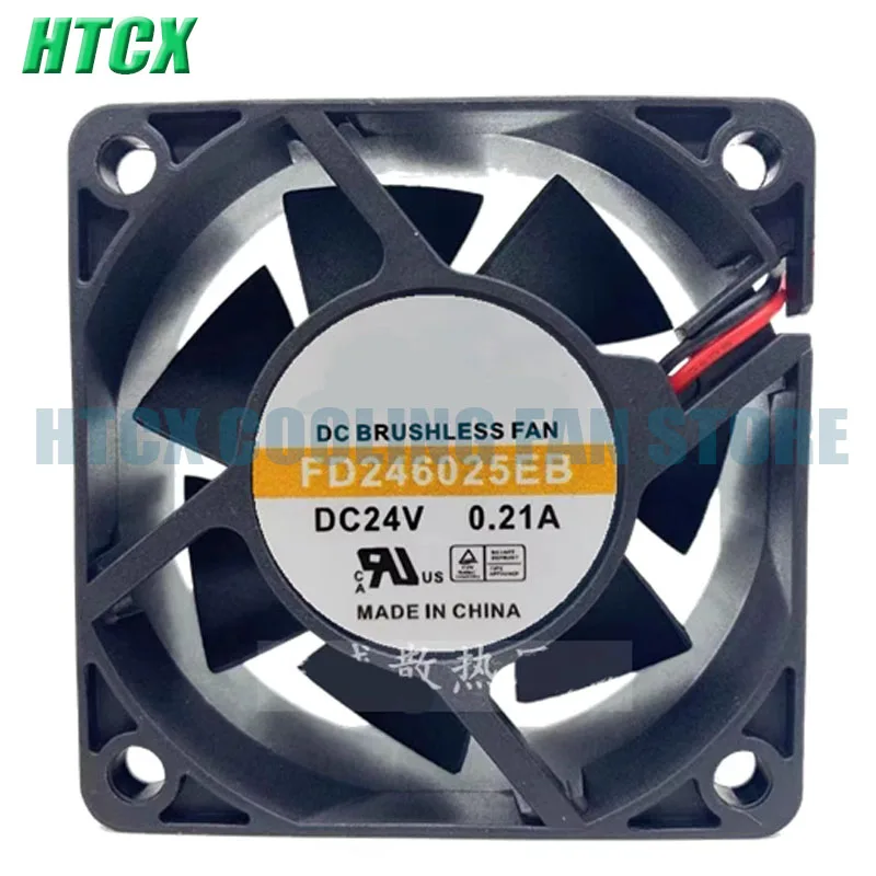 New Genuine FD246025EB DC24V 0.21A Frequency Converter Fan