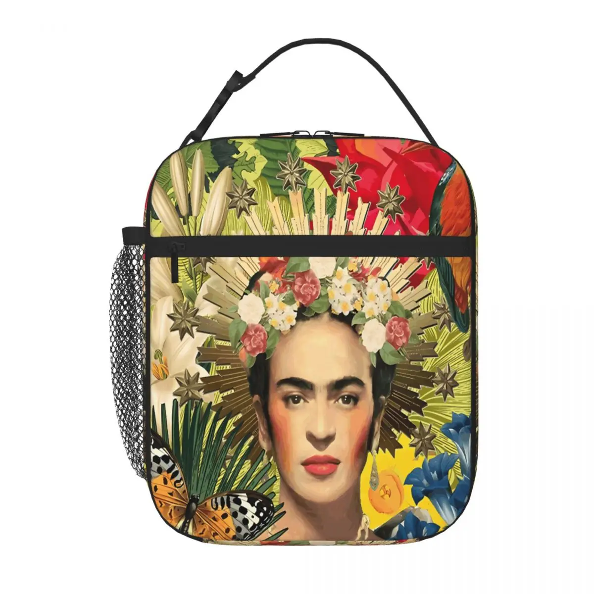 Bestselling Wonderful Fauna Abstract Picnic Lunch Bag Open Air Meal Large Lunch Bag