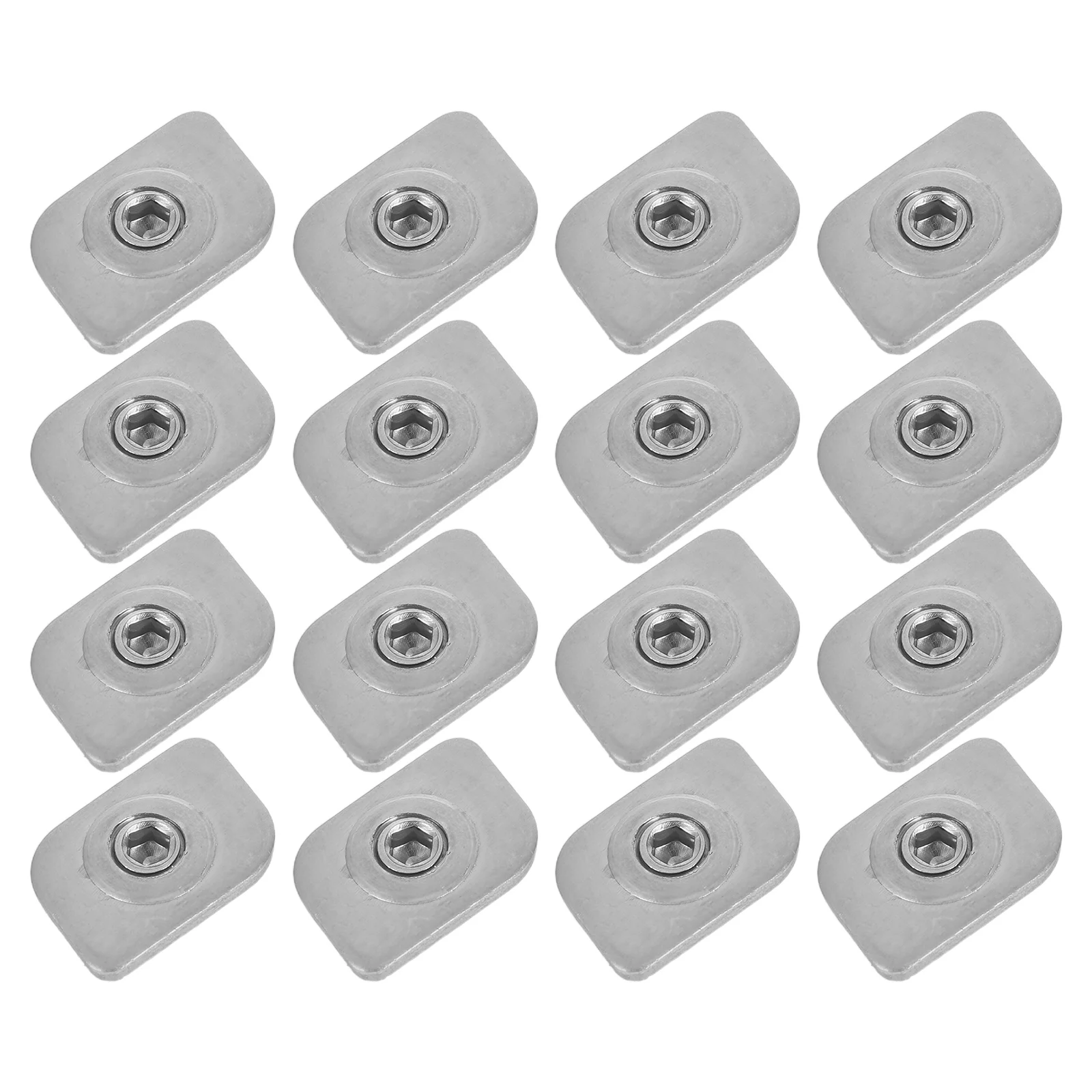 16 قطعة محددات قفل النافذة من الفولاذ المقاوم للصدأ مقيدات منزلقة سدادات أمنية قطع غيار لنوافذ المكاتب المنزلية #1