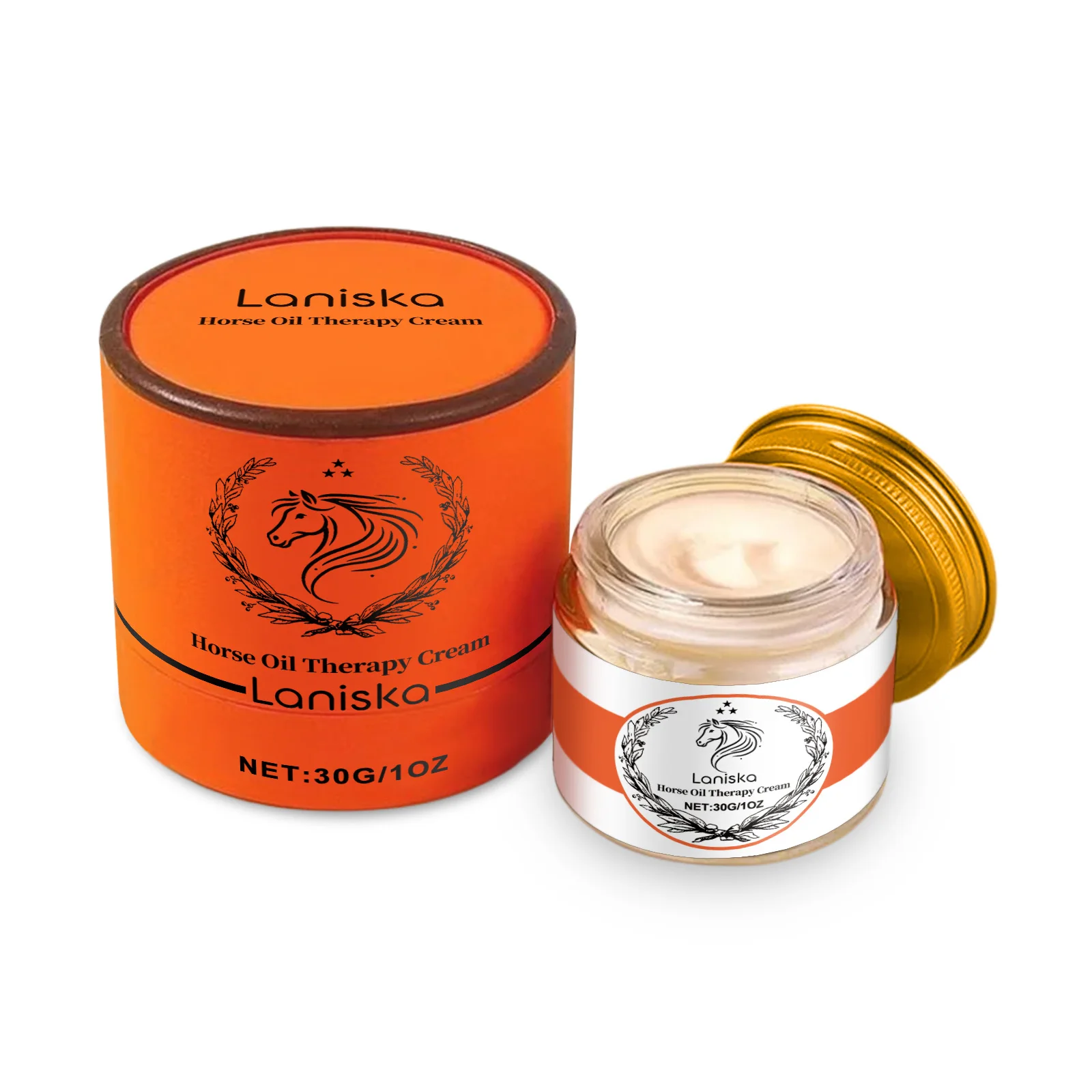 

Horse Oil Therapy Cream – Deep Moisturizing & Repairing Face Cream for Dry, Sensitive Skin – Anti-Aging, Nourishing
