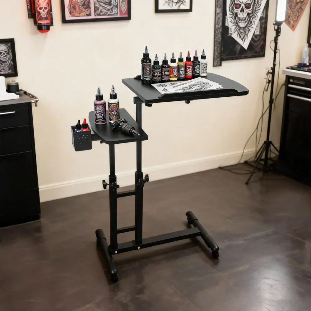 

Tattoo Workbench Stand For Home, Tattoo Studio, Beauty Salon, Medical Shop Rolling Tray, Salon Tray, Salon Station, Tattoo Tray