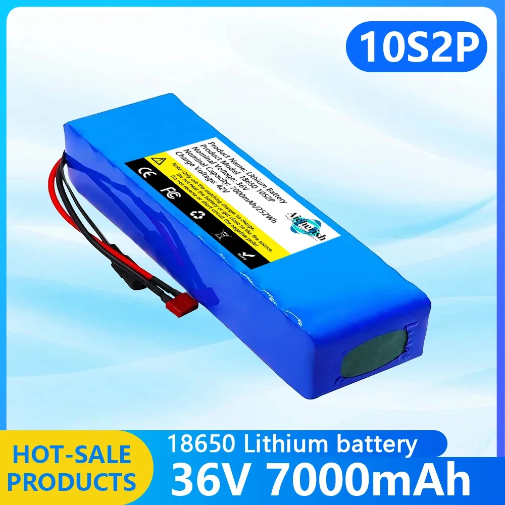 

18650 10S2P 36V 7000mAh Lithium Battery Pack,for Electric Scooter 500W Electric Scooter Wheelchair Motor Battery With Charger