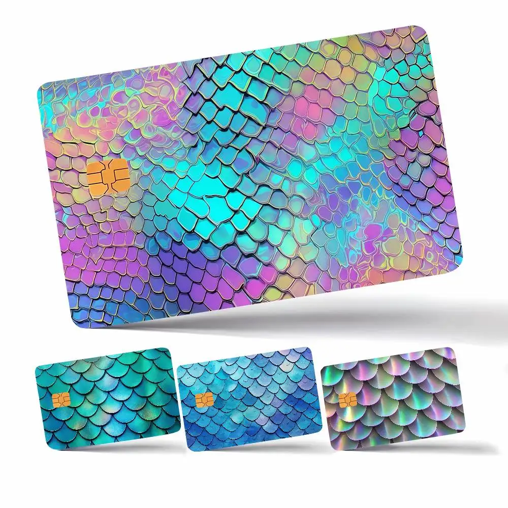 Colorful Scales Cool Perfect Gift Ide merch  layout  Cover Credit Card Stickers   Distinctive design