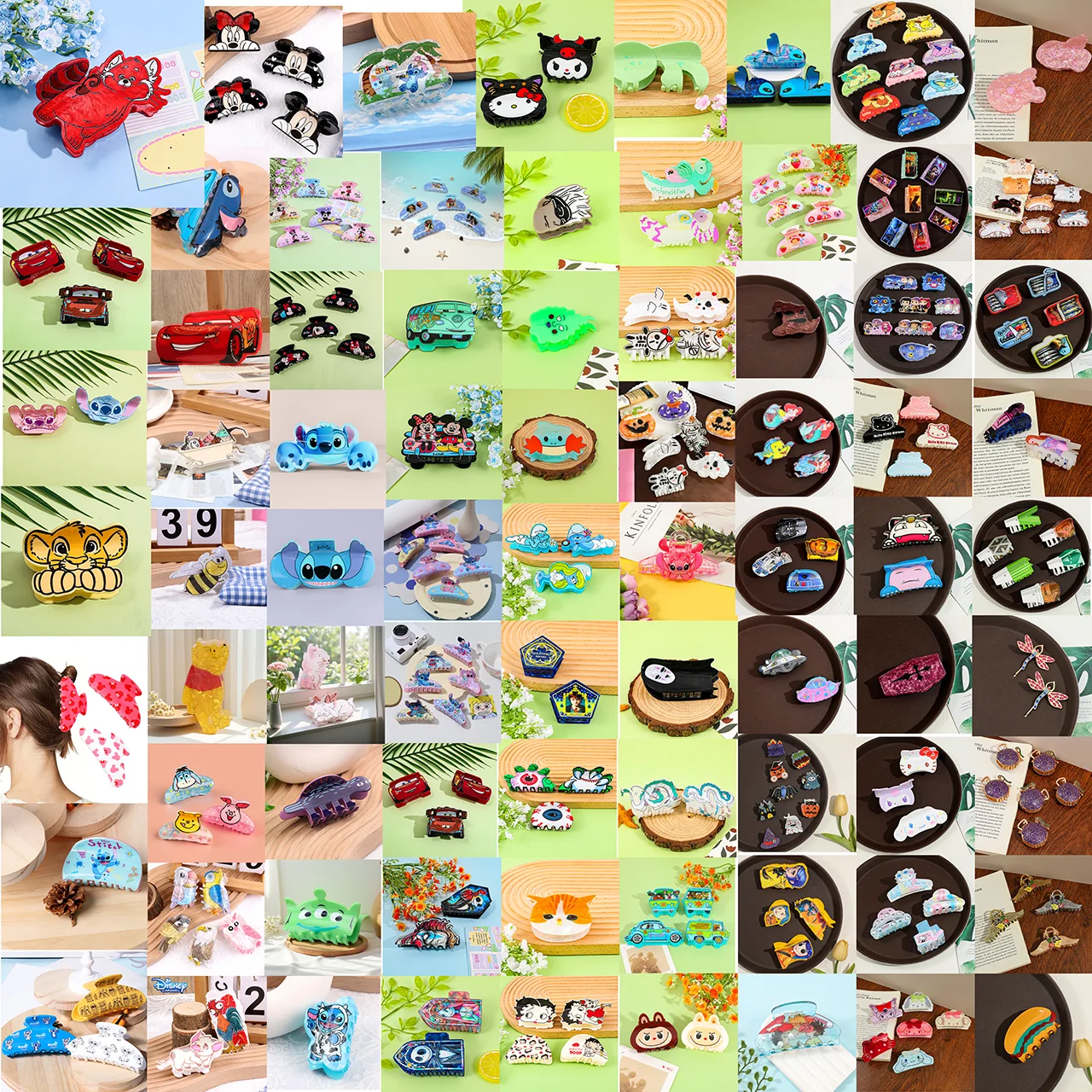 20 piezas adorables y bonitas horquillas con caja ciega sorpresa para uso diario, práctico tocado decorativo para fijación del cabello