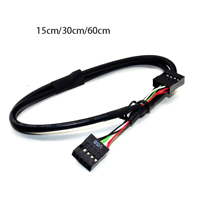 

USB2.0 Data Cable Female to Female 9Pin Extend Cable PC Motherboard 9PIN to 9 Pin Extend Wire Convert Cord