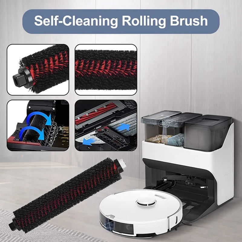 2Set For Roborock S7 Maxv Ultra, Replacement Parts For Xiaomi S7 Pro Ultra, Main Side Brush Hepa Filter Mop Bag