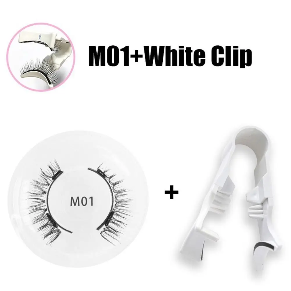 New Natural Mink False Eyelash 3D Handmade Makeup Curler Clip Clamp Eyelash Extension Eyes