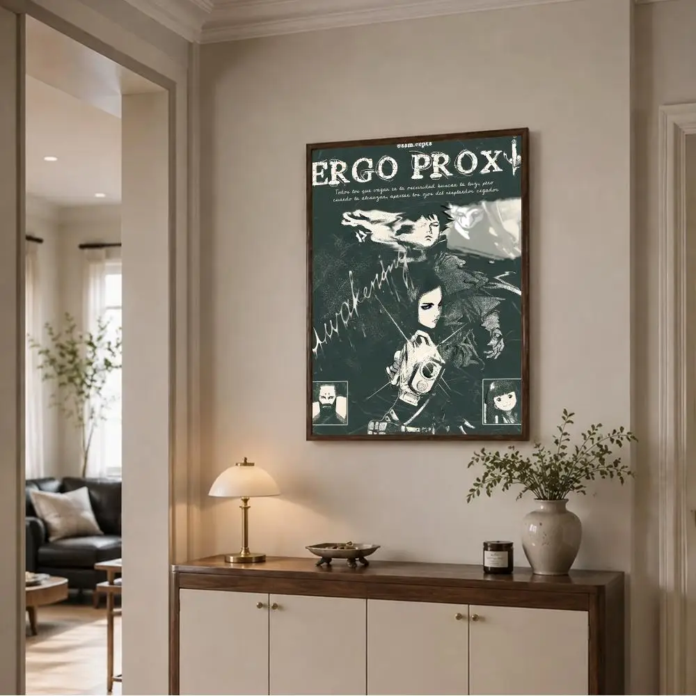 Dark Sci-Fi Anime E-Ergo Proxy Poster Wall Decor for Young Collectors, Indoor and Outdoor Decor