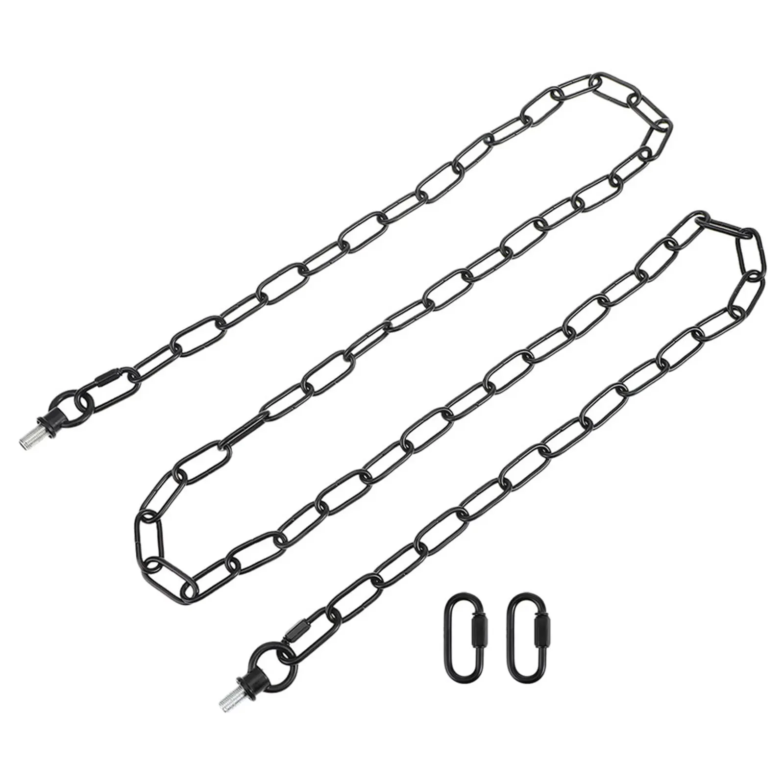 

Black Chain Light Kit Stylish Hanging Chain for Chandeliers and Lamps Rustic Iron Pendant Lighting Upgrade Home Hotel Decor