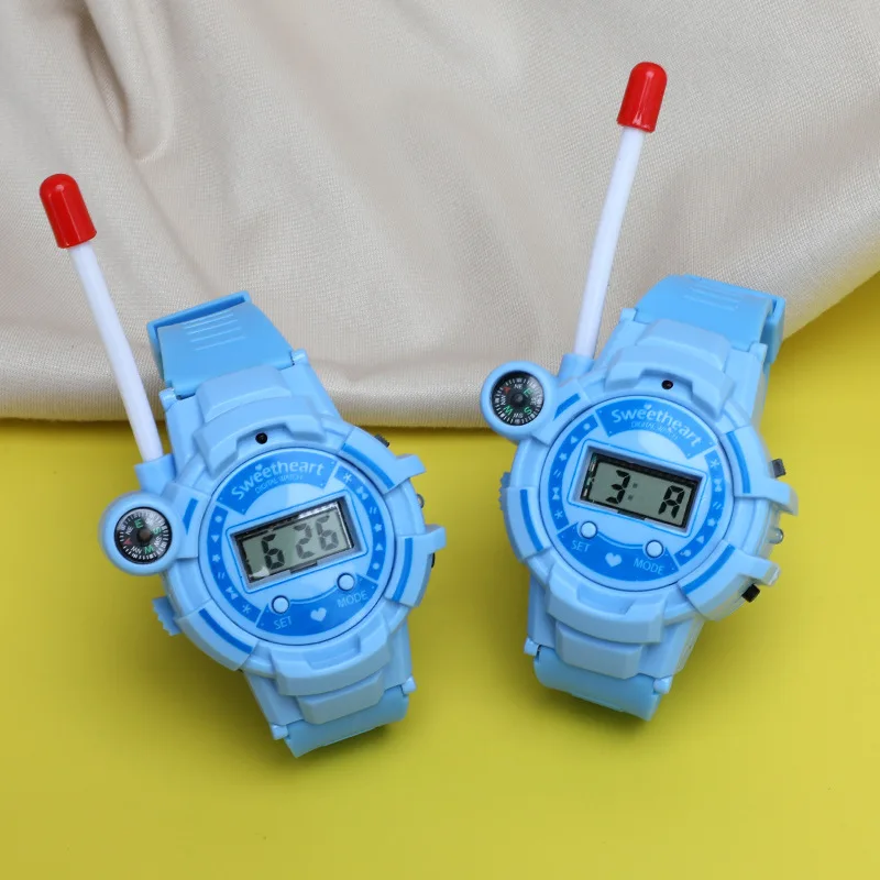 Multi-funktion Mini Walkie-talkie Uhr Spielzeug Kinder Outdoor Wireless Dialog Pager Walkie-talkie Elektronische Telefon Spielzeug