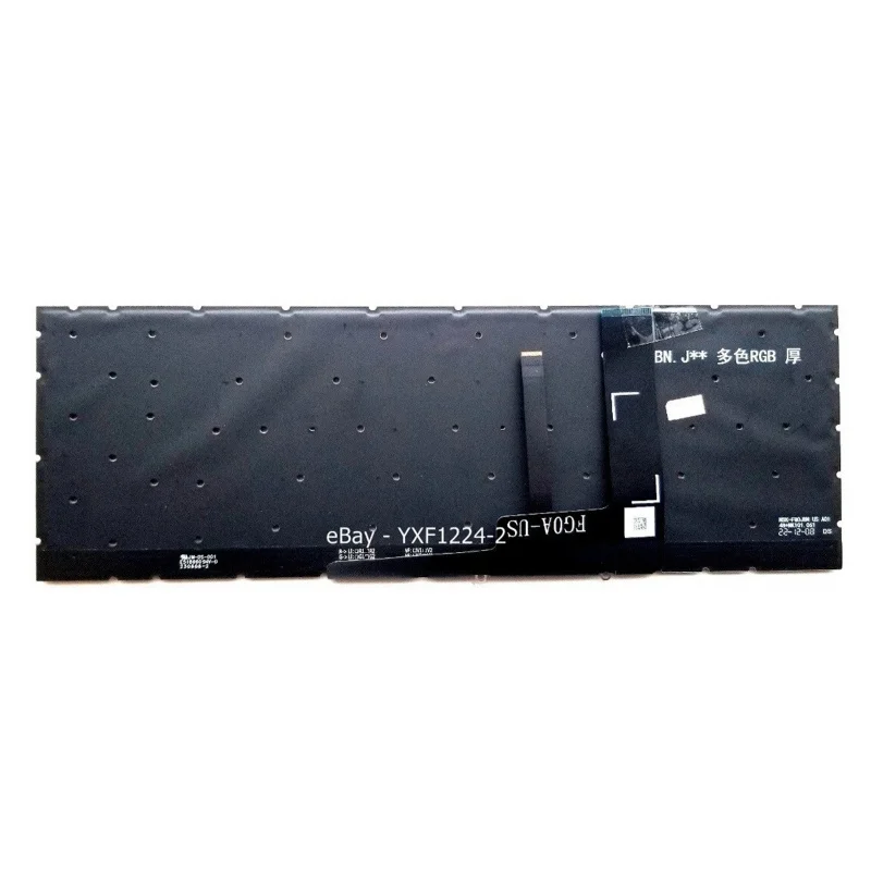 M   New Laptop Keyboard for MSI Pulse 17 B13V MS-17L5 MS-1585 MS-1587 US RGB Backlit