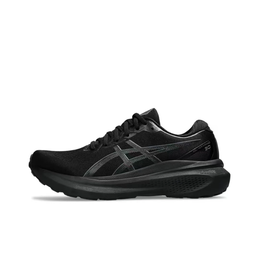 

Asics Gel-Kayano 30 Comfortable Fabric Synthetic Leather Breathable Low-top Marathon Running Shoes Men's Black