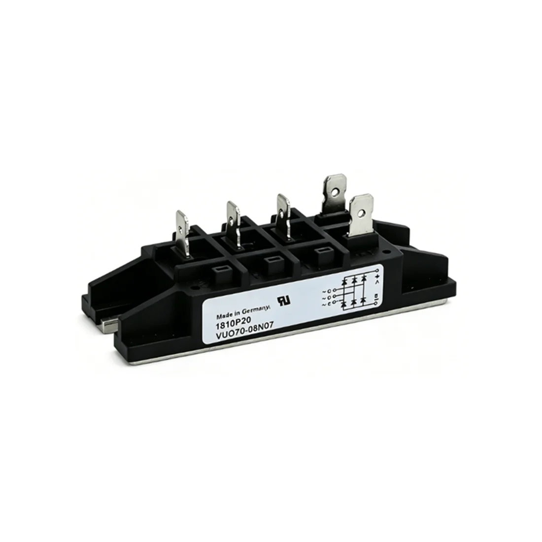 New Original VUO70 Series VUO70-08NO7 VUO70-12NO7 VUO70-14NO7 VUO70-16NO7 Three Phase Diode Bridge Rectifier Module