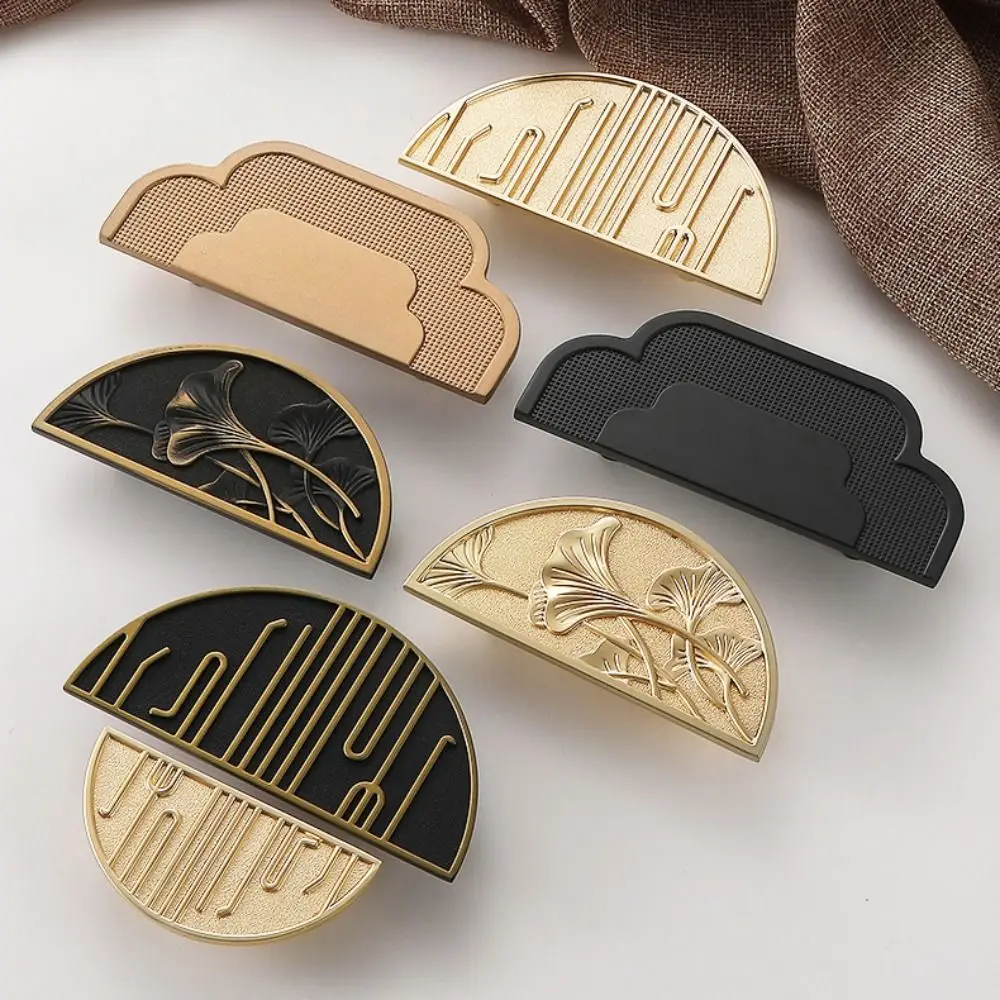 Multiple Styles Semicircular Handle Wear Resistant Creative Furniture Knob Double Hole Zinc Alloy Cabinet Handle Furniture