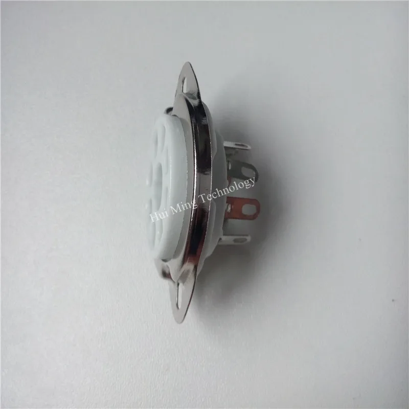 أنبوب سيراميك المقبس 8Mpc1 8Mpc1-G مقعد كبير أنبوب المقابس 8 دبوس مكبر للصوت أنبوب حامل القدم الفضة ل KT88 EL34 274B 6SN7 6V6