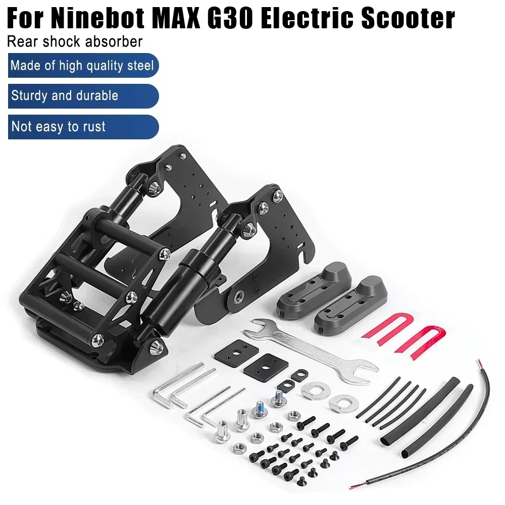 Für Ninebot Max G30 Elektrische Roller Modifizierte Hinten Stoßdämpfer Verbesserte Hinterradaufhängung Kit Mit Werkzeuge Teile Zubehör – Detail 1