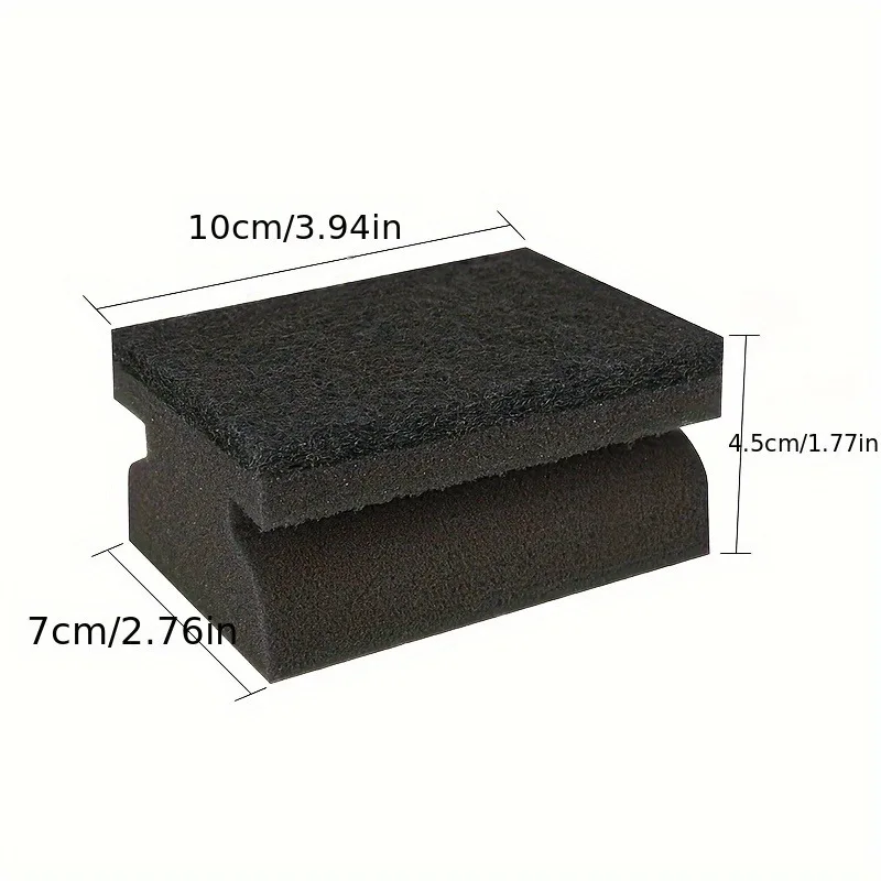 12pcs Black Kitchen Workman Sponge Cleaning, Enhanced Thick Design, Strong Cleaning Tool for Dishwashing, and Kitchen Utensils
