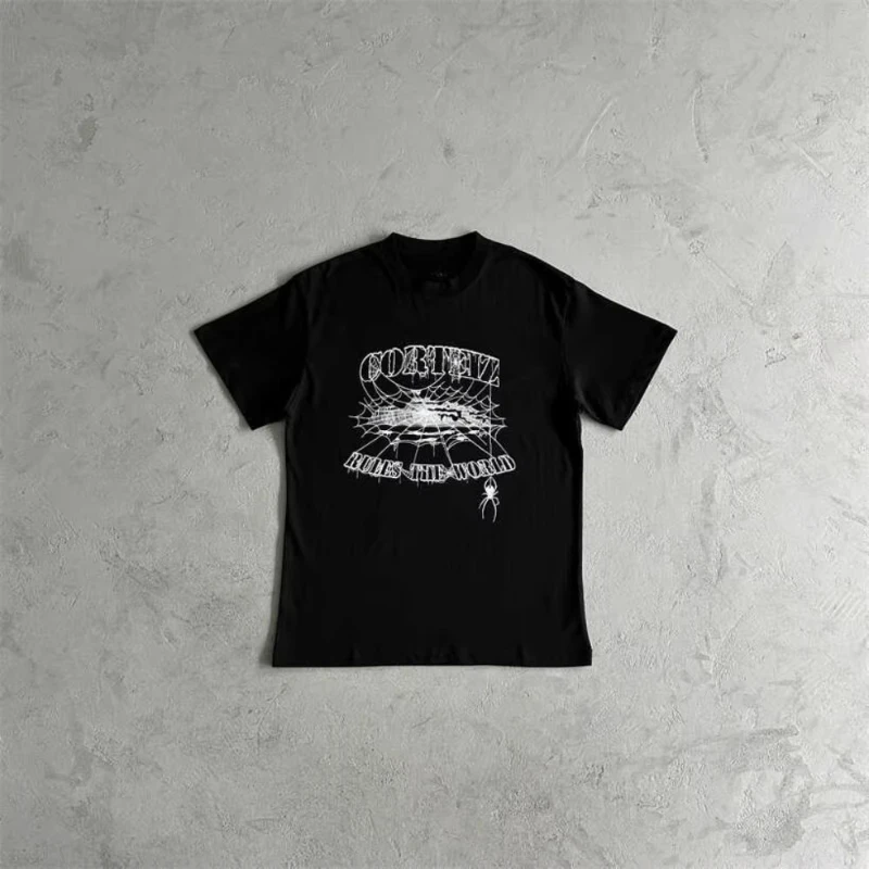 

2025 Alcatraz Island Print Daily Summer American men's and Women's short-sleeved T-shirts