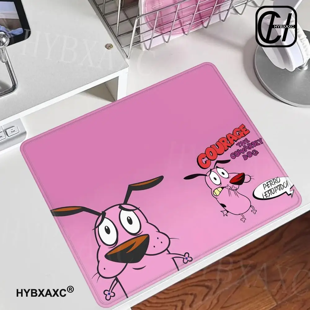 Cute C-Courage the C-Cowardly D-Dog Mouse Pad Non-slip Rubber Gamer Balance Computer Mat Small Decoracion Deskmat Laptop Office