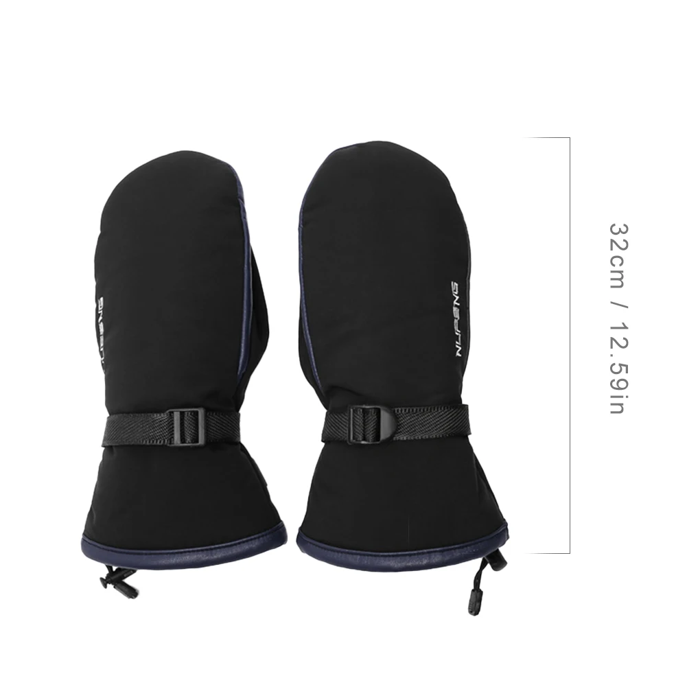 Electric Heating Gloves USB Charging Hand Warmer Gloves Waterproof 3 Gear Temperature for Outdoor Camping Hiking