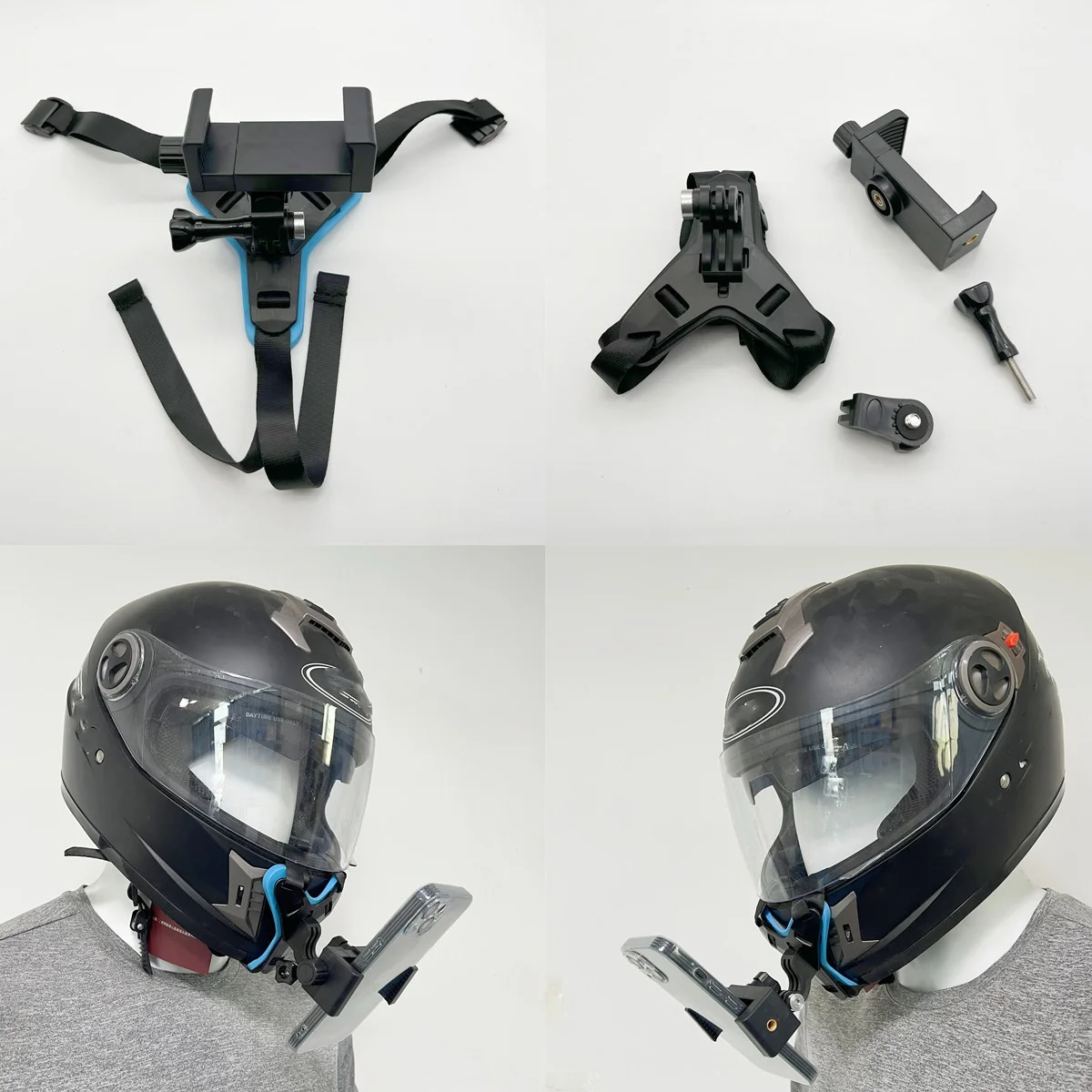 GoPro-オートバイのチンマウントカメラ,スポーツカメラホルダー,オートバイのスタンダーアクセサリー,12, 11, 10, 9, 8, 7,6,5