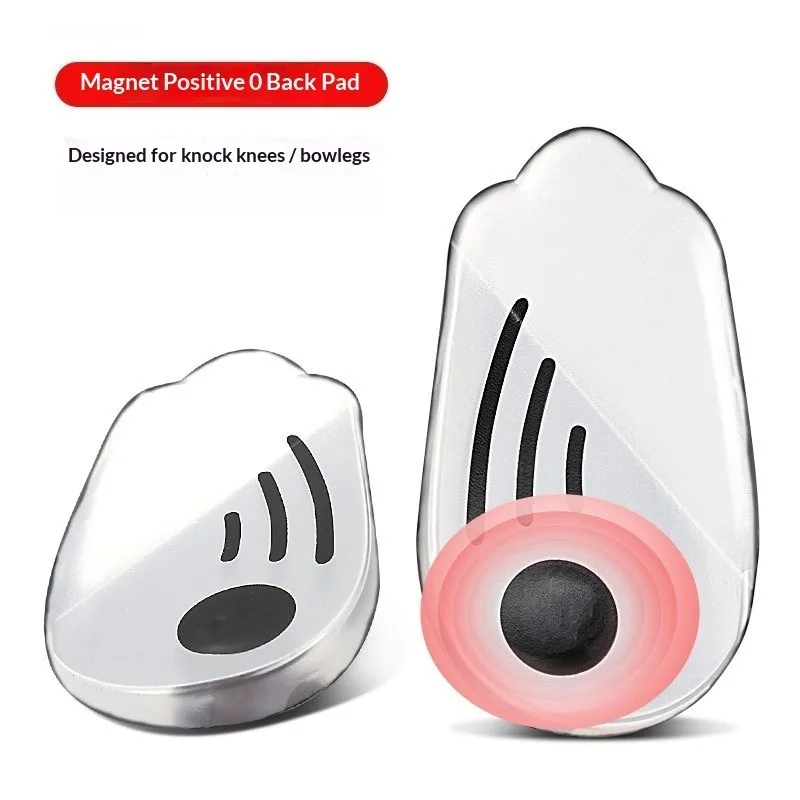 Silicone Orthopedic Correction Insoles O/X Leg Valgus Varus Magnet Massage Foot Pads Relief Plantar Fasciitis Gel Shoe Cushions