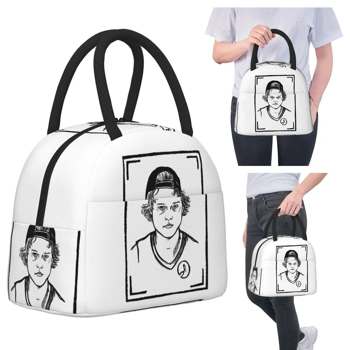 

JJ Maybank Insulated Lunch Bag for Kids School Cooler Thermal Food Box Tote Leakproof Lunch Boxes Container