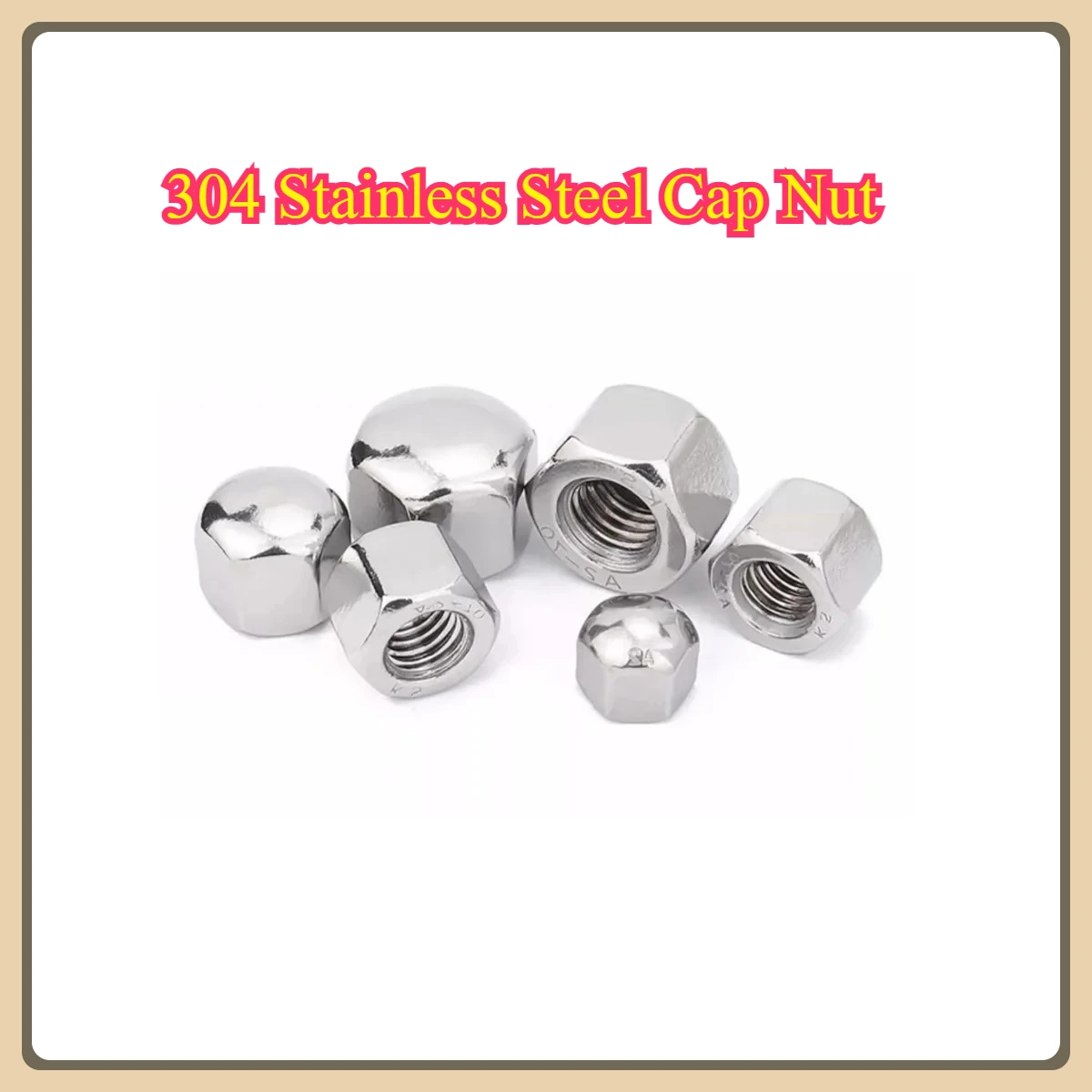 

304 Stainless Steel Cap Nut / Low Type Low Cap Hex Nut / Thin Blind Nut M4-M20