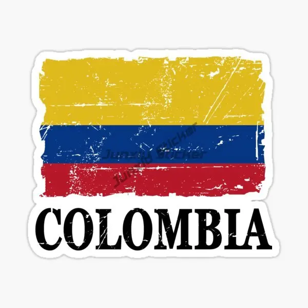 

COLUMBIA Flag Car Stickers Laptop Truck Camper Wall Bicycle Waterproof PVC Decal Accessories