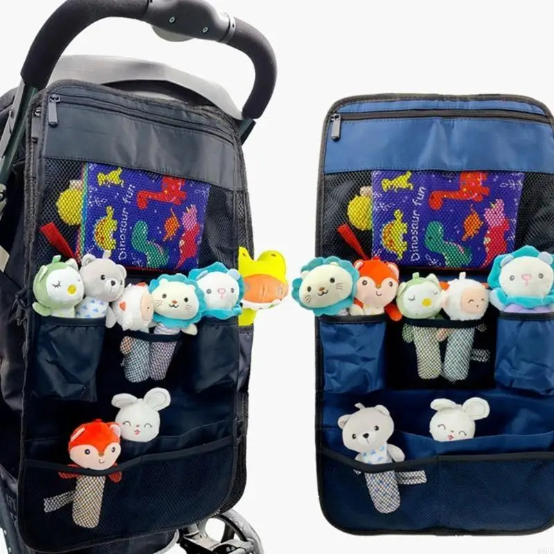 Bolsa almacenamiento para cochecito R66D, bolso multifuncional gran capacidad, cochecitos bebé, bolso colgante, bolsa