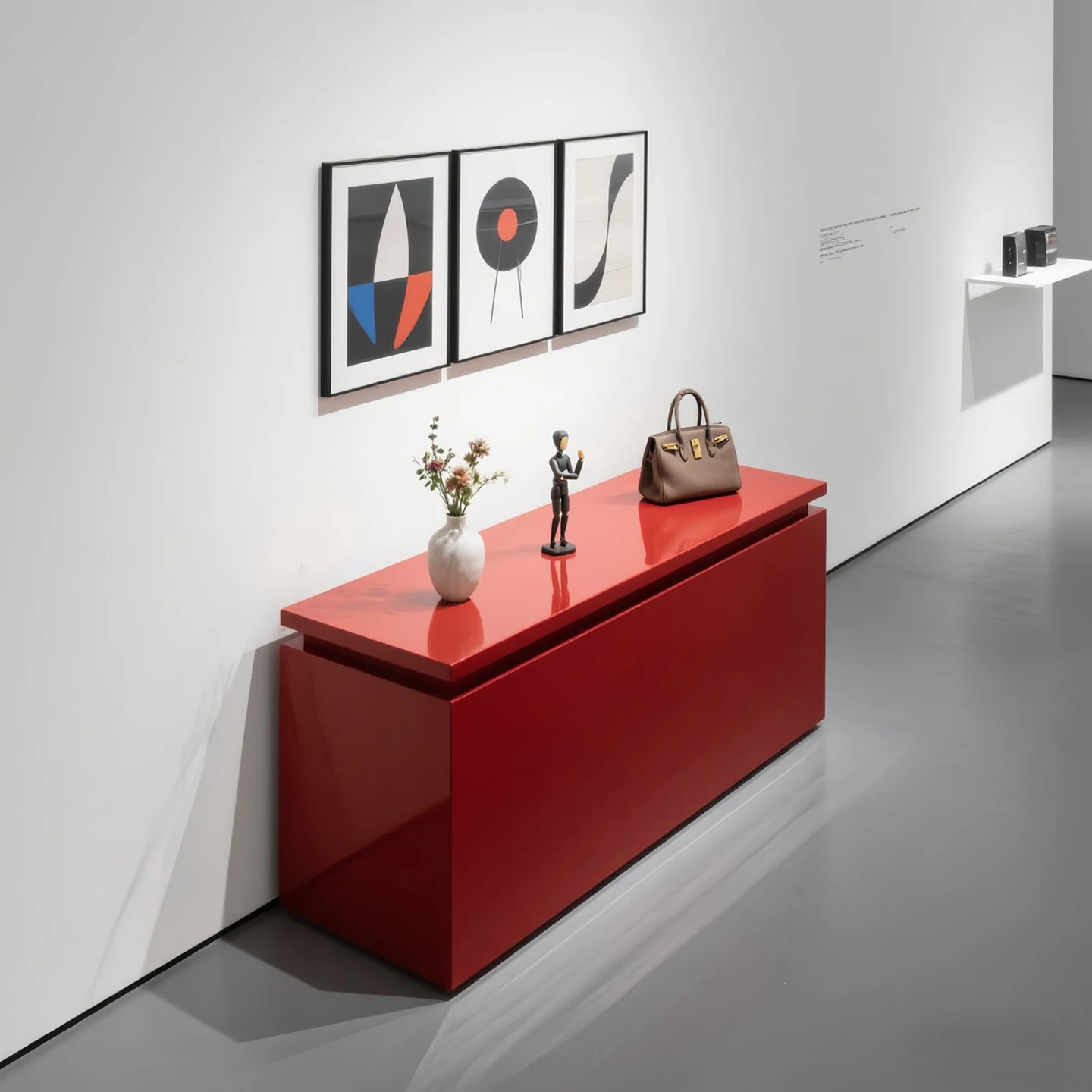 XL Art Gallery Display Stand Sand Table Door Window Sample Corner Island Counter Experience Table