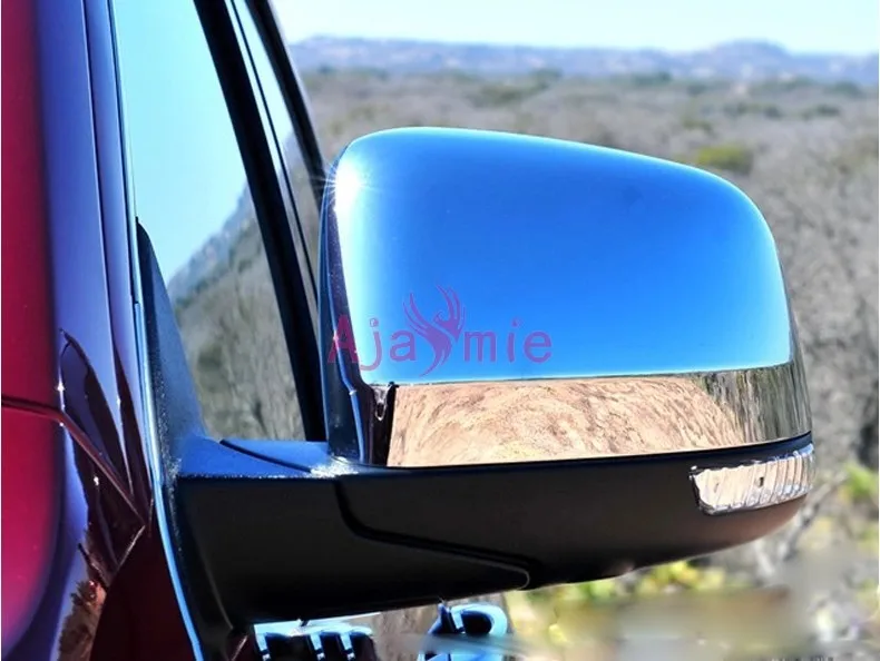 Cubierta de espejo retrovisor exterior para Jeep Grand Cherokee 2014-2018, embellecedor cromado para panel de espejo retrovisor, accesorios de estilo para coche