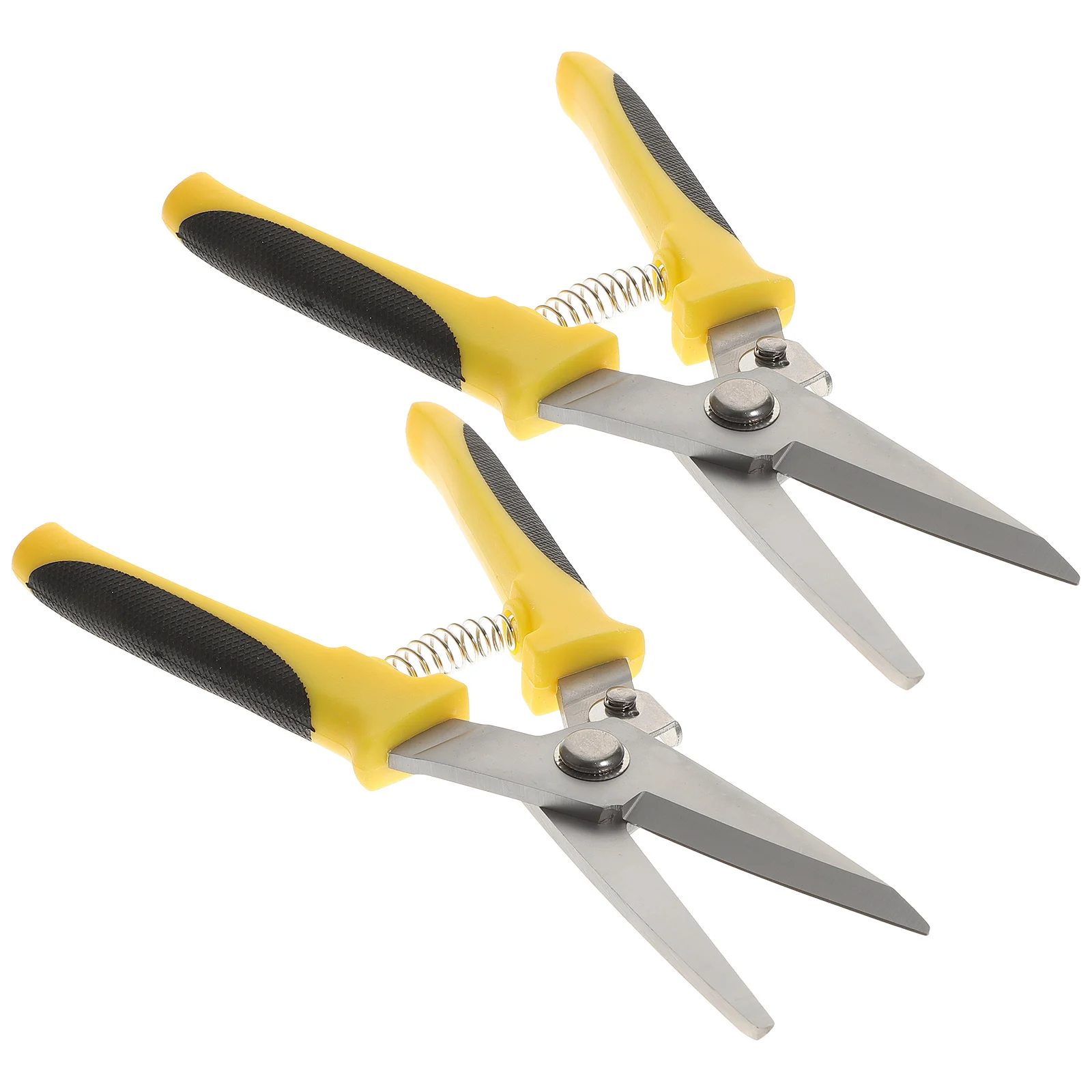 

2 Pcs Electronic Scissors Metal Shear PVC Stainless Steel Spring Assisted Cutting Tasks Engineering Maintenance Electrical