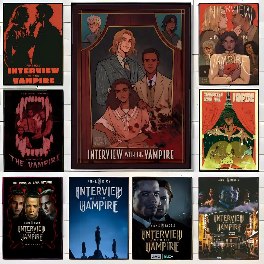 Gothic Film Interview with the Vampire Poster Wall Art Print Decorative Mural Home Decor Gift Unframed