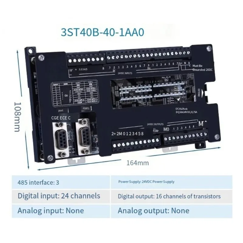 Industrial Programmable Control Board With Ethernet Port And Matching Network Cable