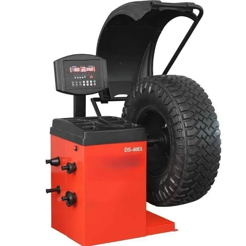 DS-60E car balancing machine 28-inch semi-automatic dynamic balancing machine three-window vertical display