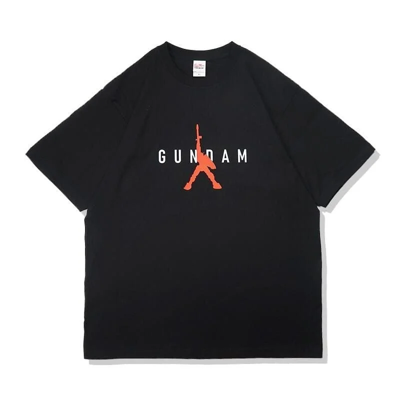 

New Mobile Suit Gundam Adult Children's Cotton T-Shirt Fashion Luxury Trend Short Sleeve High Quality Limited Sports T-Shirt