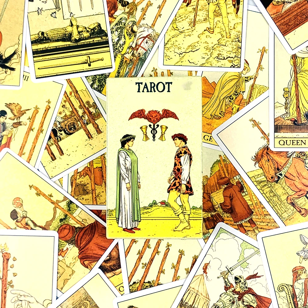 New Tarot Cards Board Game For Prediction Divination Card Games Full English Table Game Halloween and Christmas Gifts