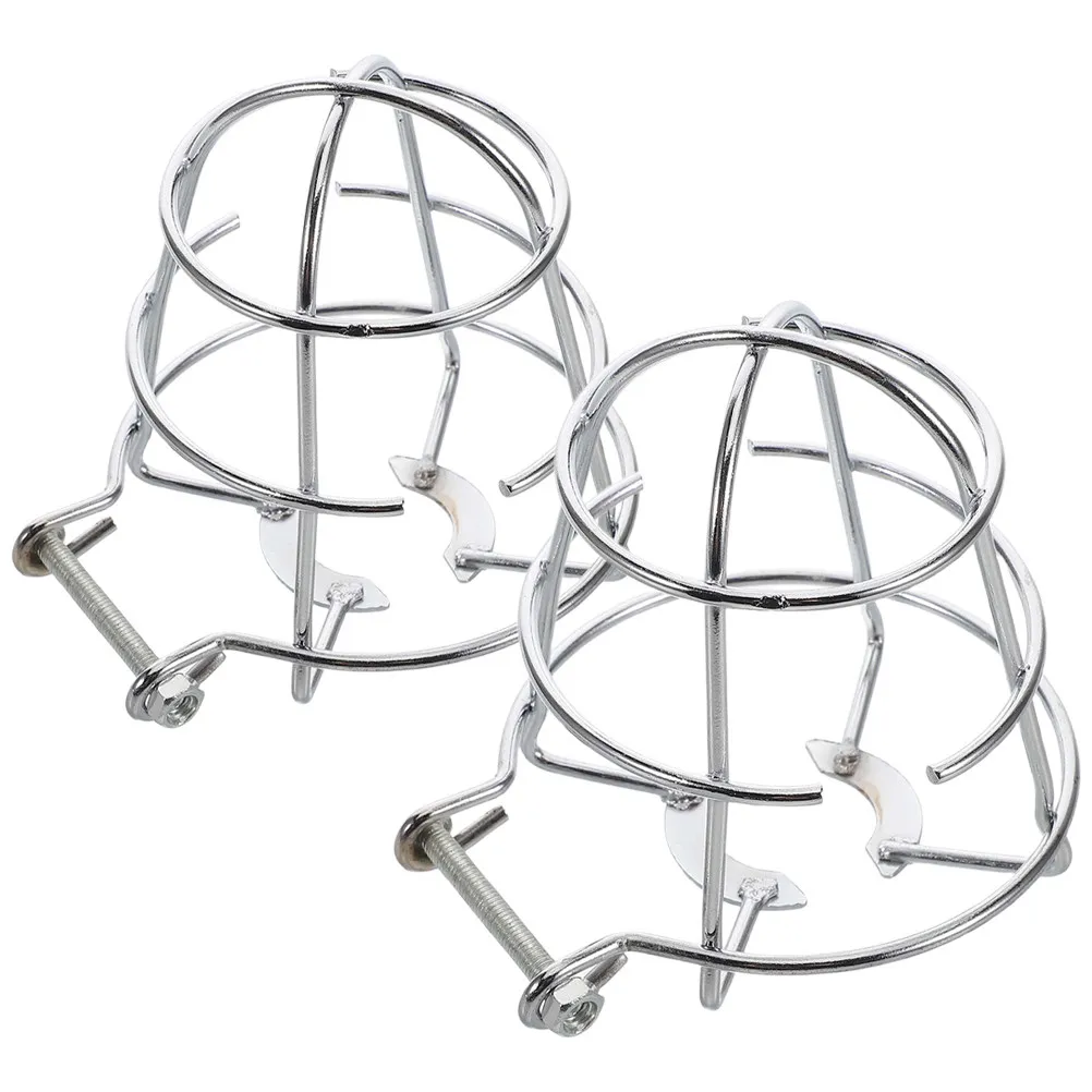 

2Pcs Fire Sprinkler Head Guard Protective Cover for Upright Pendent Recessed Flush Mount Sprinkler Head Splash Shield Silver